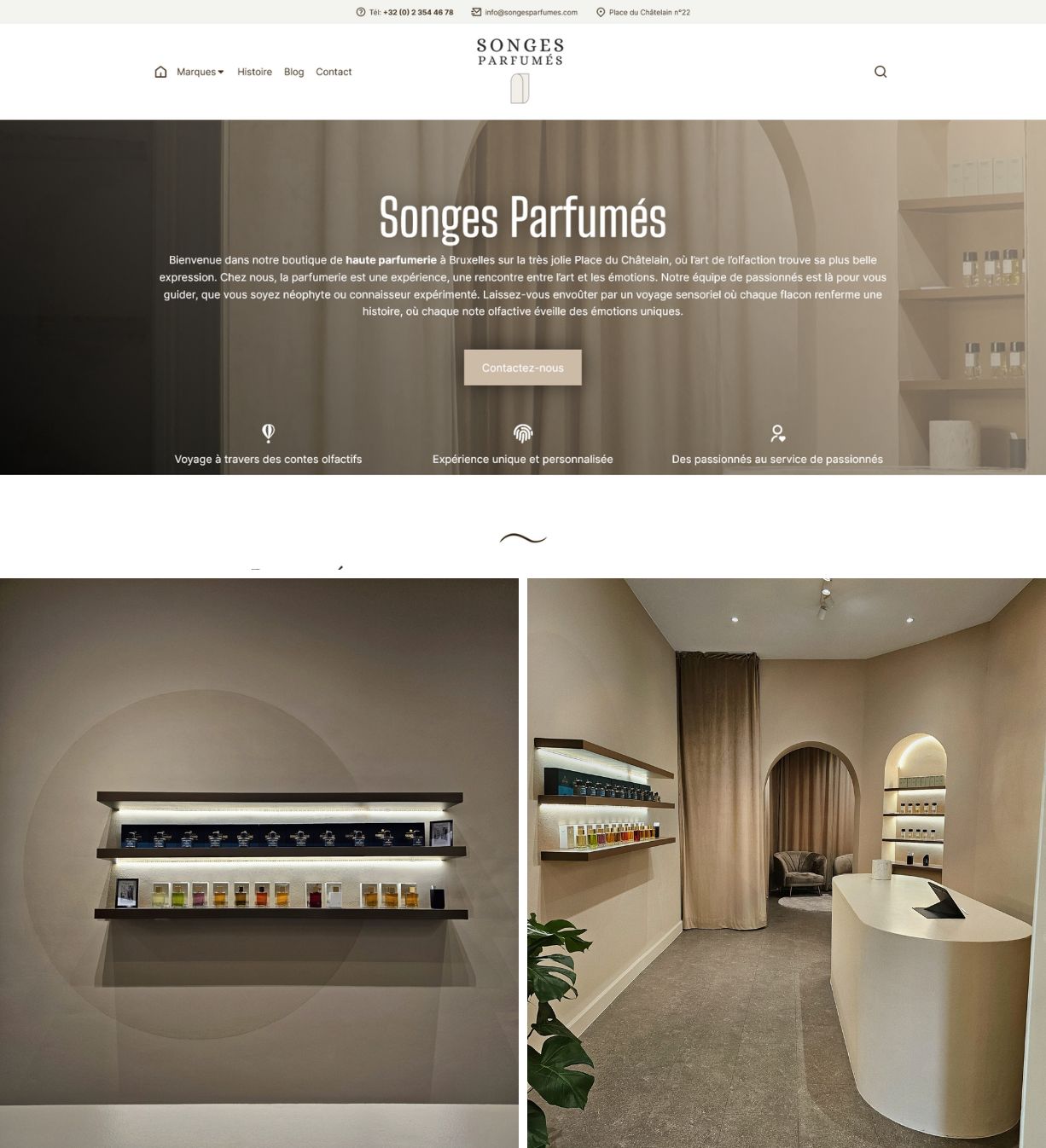 Création d'une stratégie digitale pour Songes Parfumés