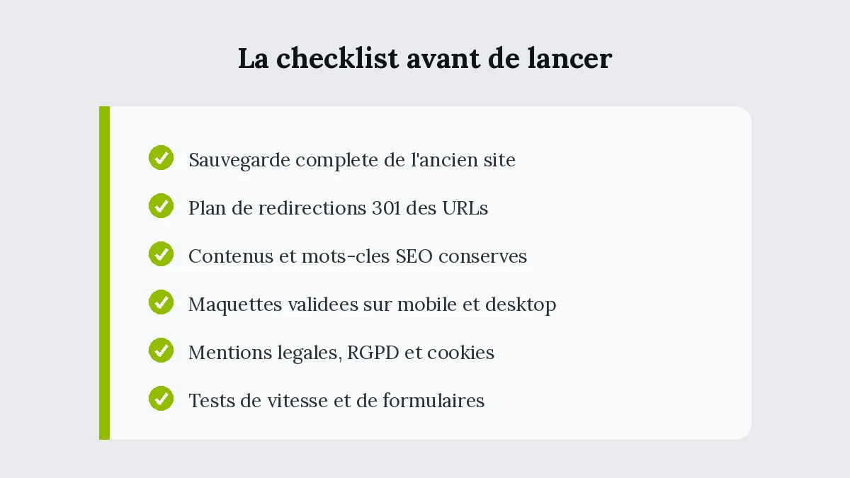 Checklist avant de lancer la refonte d'un site WordPress de PME