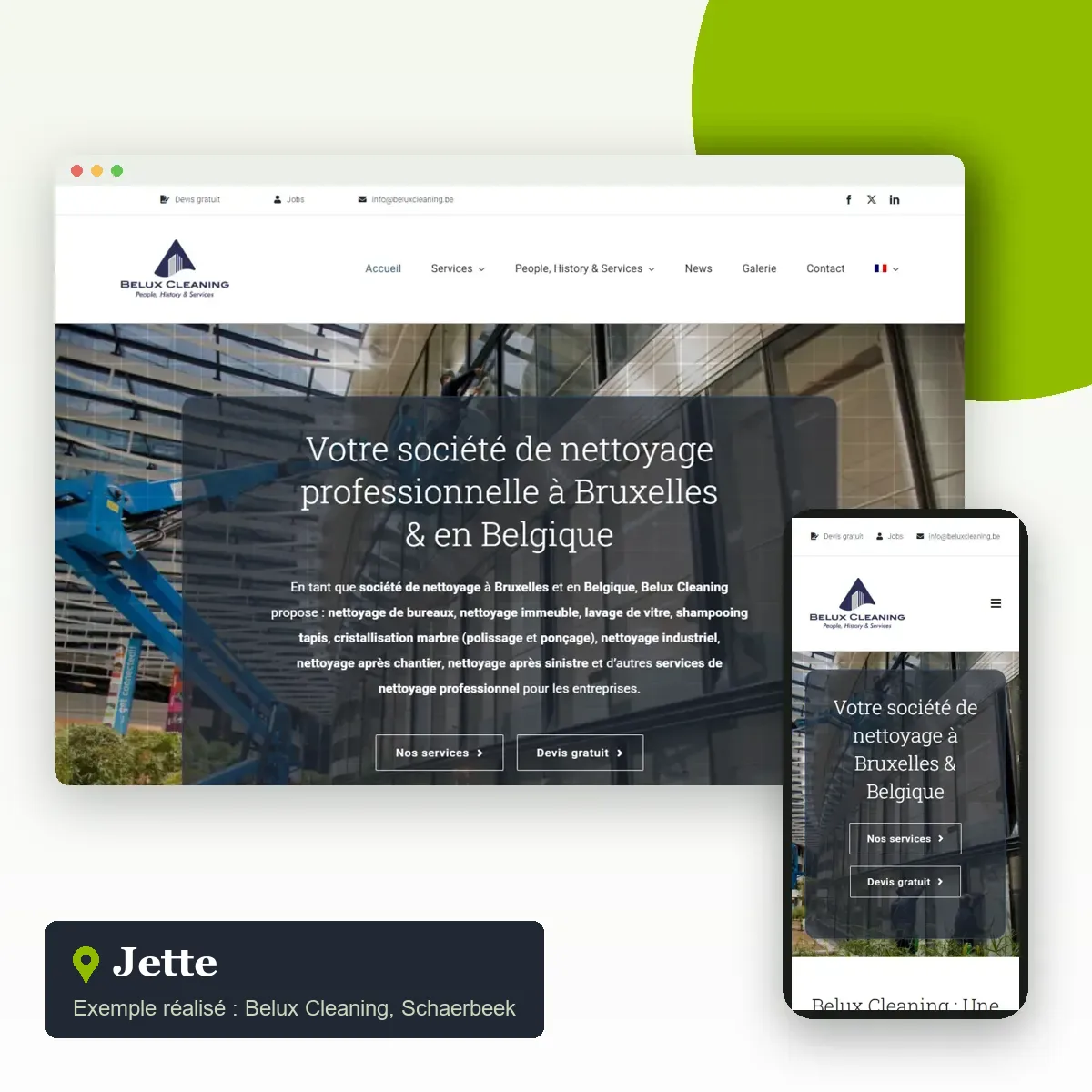 Création de site internet à Jette Création de site internet à Jette : exemple de site vitrine pour un commerce de quartier, la parfumerie Songes Parfumés